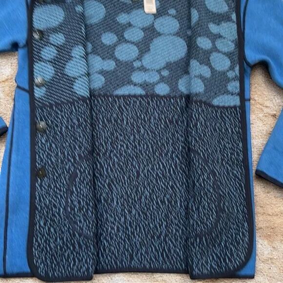 (60% OFF) NWT Nic+Zoe Reversible Now and Later Blue and Black Jacket 1X $225 - Picture 8 of 9